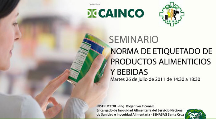 Seminario: Norma de etiquetado de productos alimenticios y bebidas